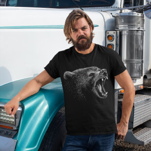 T-shirt Wild Bear Graphic