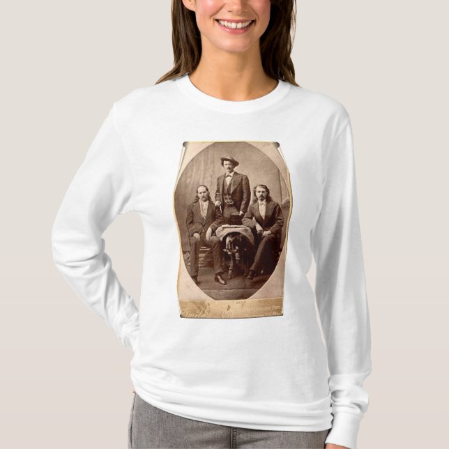 T-shirt Wild Bill Hickok - Texas Jack - Buffalo Bill (Devant)