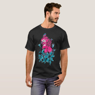 T-shirt wild bird and parrot art fun hoodie unsexed T-Shir