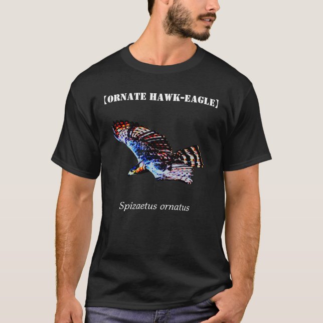 T-shirt Wild bird: Ornate Hawk-Eagle (Devant)