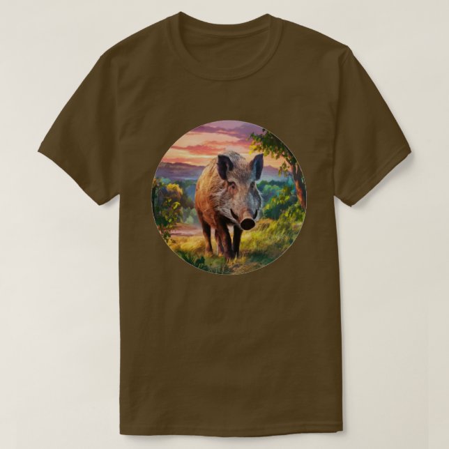 T-shirt Wild Boar (Design devant)