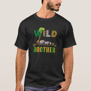 T-shirt Wild Brother Birthday Zoo Field Trip Squad Matchin