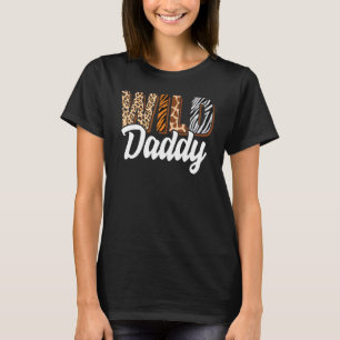 T-shirt Wild Daddy Zoo Born Two be Wild B day Safari Jungl