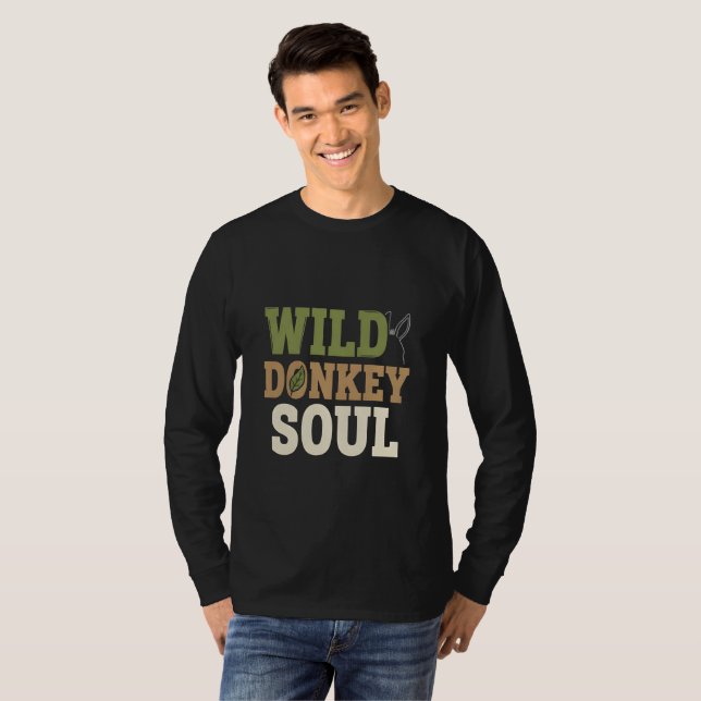 T-SHIRT WILD DONKEY SOUL (Devant entier)