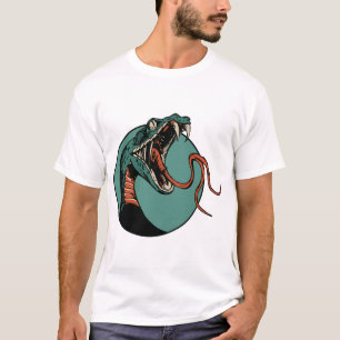 T-shirt wild_free_serpent_tattoo old school snake