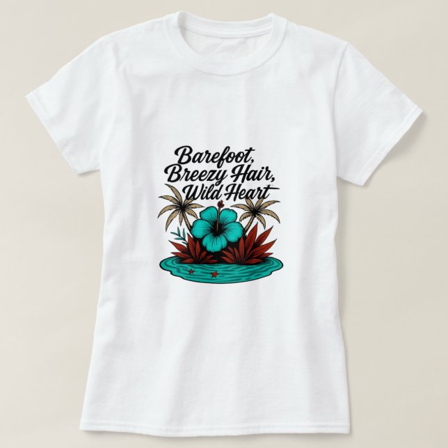 T-shirt Wild Heart Boho Summer Tee (Design devant)