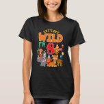 T-shirt Wild I'm 8 Zoo Safari Animal Birthday Kid<br><div class="desc">Attrapons la nature I'm 8 Zoo Safari Animal Birthday Kids Boys.</div>