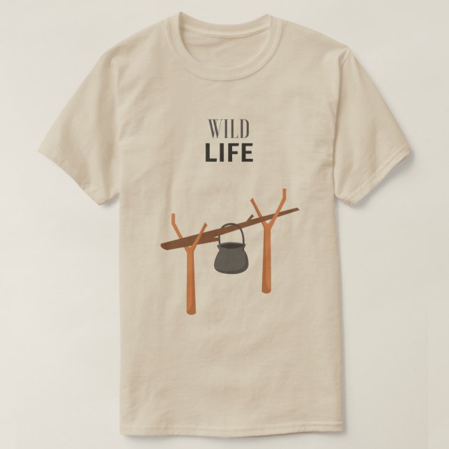 T-shirt Wild Life (Design devant)