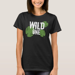 T-shirt WILD ONE Safari Jungle Monstera feuille exotique