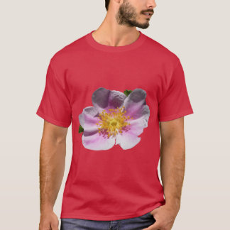 T-shirt Wild Prairie Rose Floral Vector