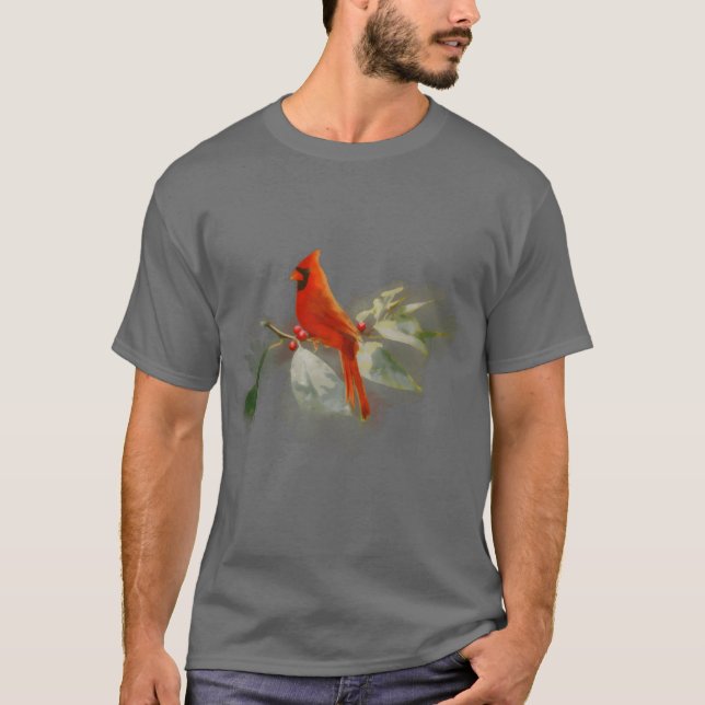 T-shirt Wild Red Cardinal Bird boy (Devant)