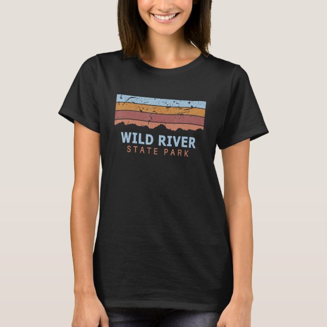 T-shirt Wild River State Park Minnesota Cool rétro (Devant)