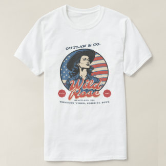 T-shirt Wild Rose Cowgirl