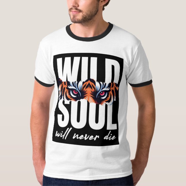T-shirt Wild Soul Tiger Eyes (Devant)