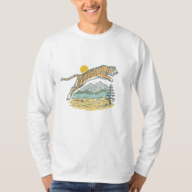 T-shirt Wild Tiger Adventure (Devant)