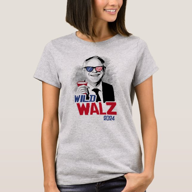 T-shirt Wild Tim Walz (Devant)
