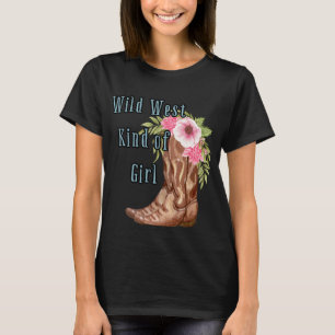 T-shirt Wild West genre de fille