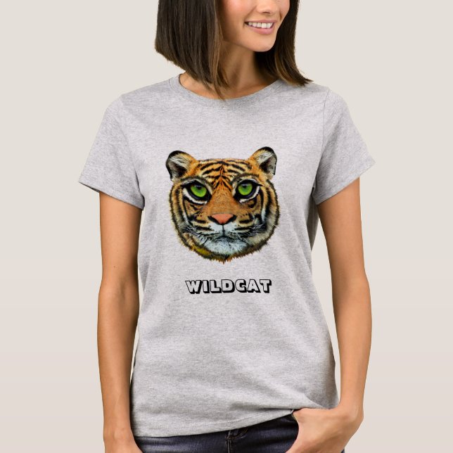 T-shirt Wildcat & Calligraphy (Devant)