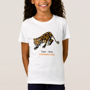T-Shirt Wildcat cool - TIGER - Animaux en voie de disparit