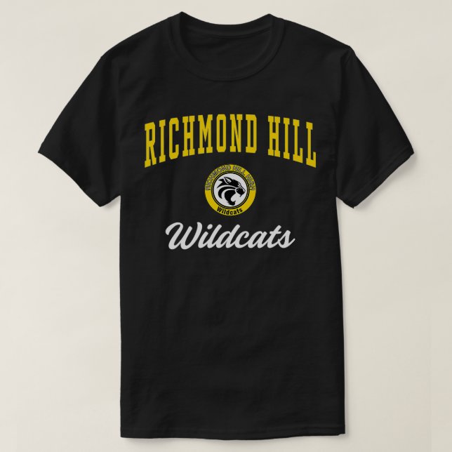 T-shirt Wildcats de l'école secondaire de Richmond Hill C3 (Design devant)