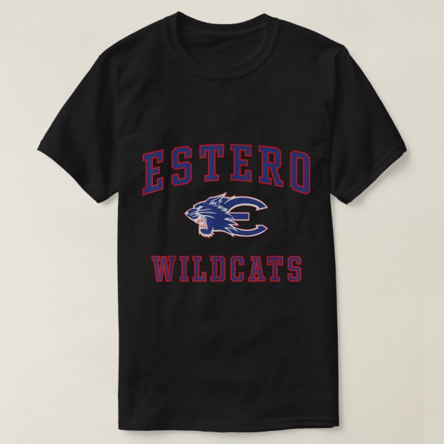 T-shirt Wildcats du lycée d'Estero (Design devant)