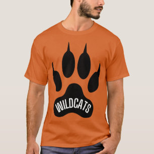 T-shirt Wildcats Paw Distressing Wildcats Pride 10
