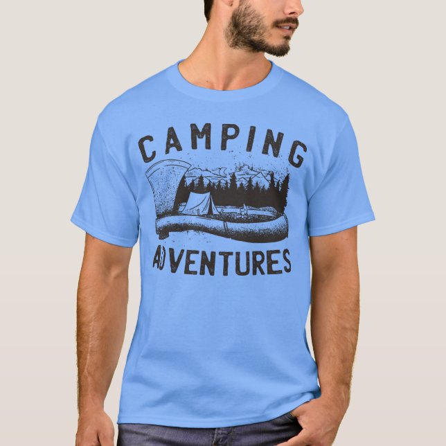 T-shirt Wilderness Ready Camping Ae friend (Devant)