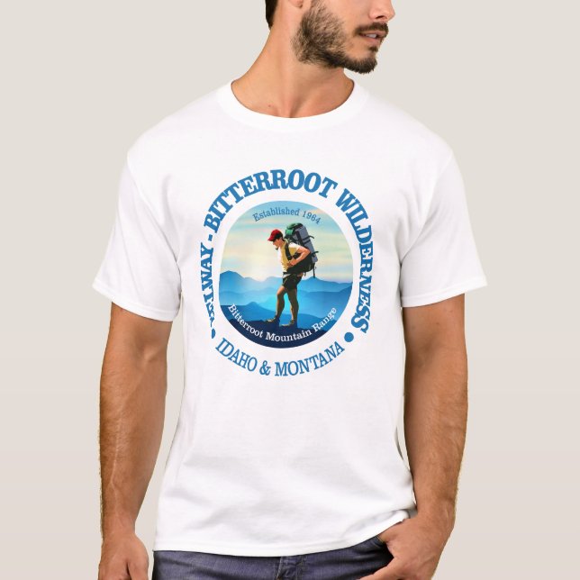 T-shirt Wilderness Selway-Bitterroot (C) (Devant)