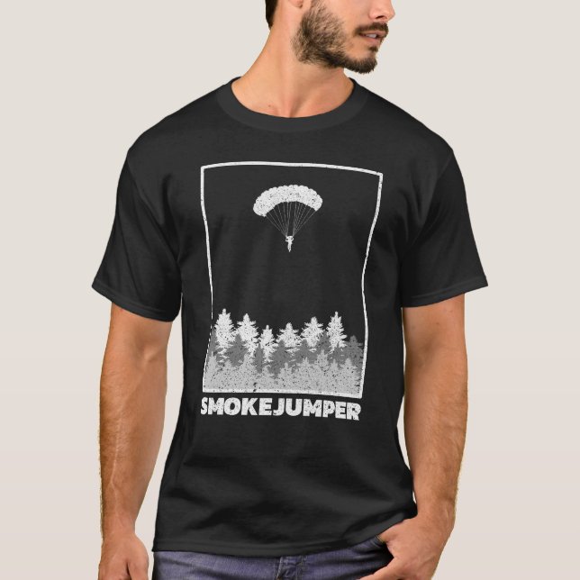 T-shirt Wildland Firefighter Retro (Devant)
