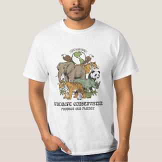 T-shirt Wildlife Conservation – Protect Our Planet Eco Gua