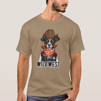 T-shirt WildWest Funny Animals vintage