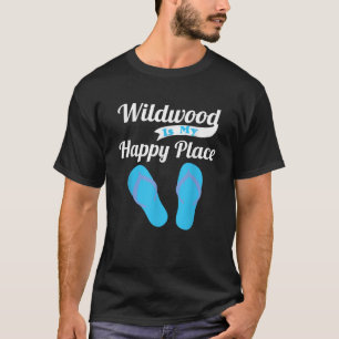 T-shirt Wildwood Est Mon Happy Place Mignonne New Jersey B