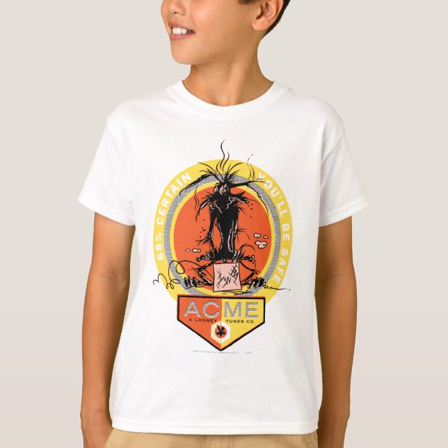T-shirt WILE E. COYOTE™ Acme - 68% Certains que vous serez (Devant)