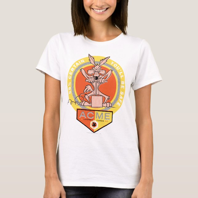 T-shirt WILE E. COYOTE™ Acme - 68% Certains que vous serez (Devant)