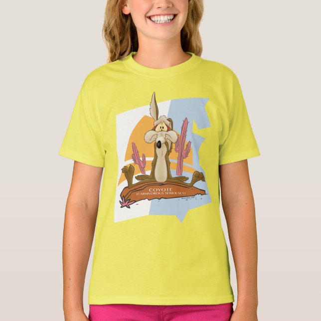 T-shirt WILE E. COYOTE™ (Carnivore Sérieusement) (Devant)