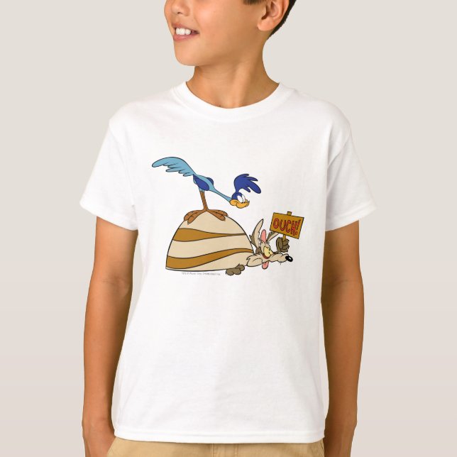 T-shirt WILE E. COYOTE™ et ROAD RUNNER™ Boulder (Devant)