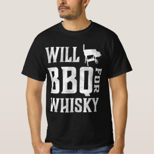 T-shirt Will BBBQ pour Whisky - Funky Offset Grillmaster