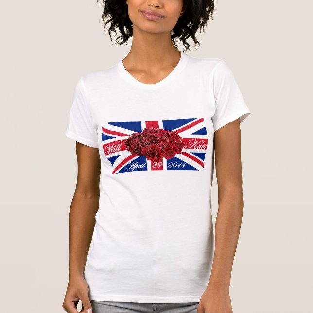 T-shirt Will et Kate 2011 Limited Edition Commemorative (Devant)