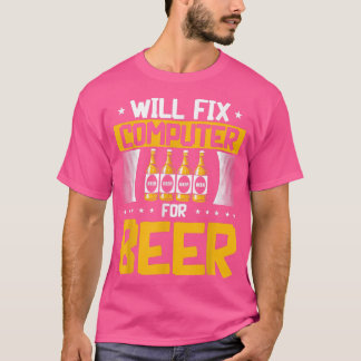 T-shirt Will Fi Computer pour le programmeur de support te