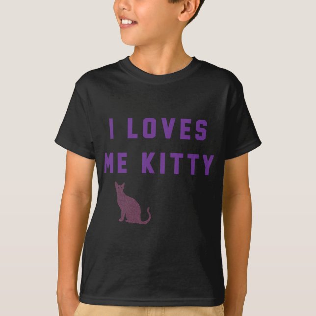 T-shirt Will & Grace I Love Me Kitty Karen Walker (Devant)