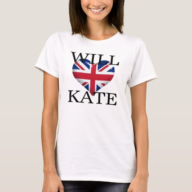 T-shirt Will Heart Kate 1 (Devant)