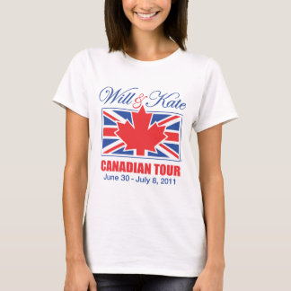 T-SHIRT WILL & KATE CANADIAN TOUR