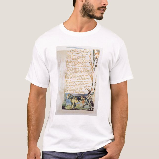 T-shirt William Blake | le Tyger, des chansons de (Devant)