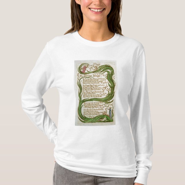 T-shirt William Blake | l'image divine, des chansons de (Devant)