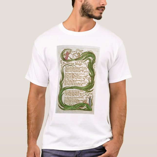 T-shirt William Blake | l'image divine, des chansons de (Devant)