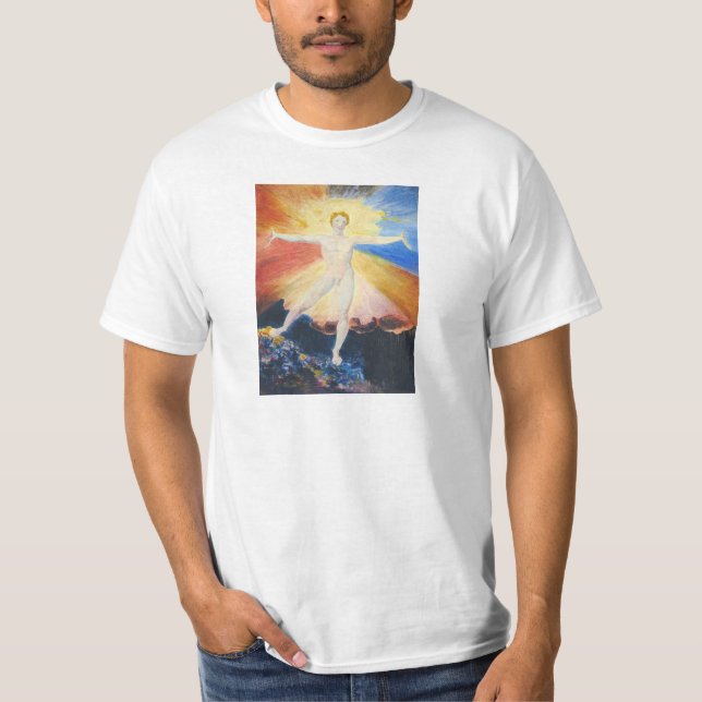 T-shirt William Blake - Rose Albion (Devant)