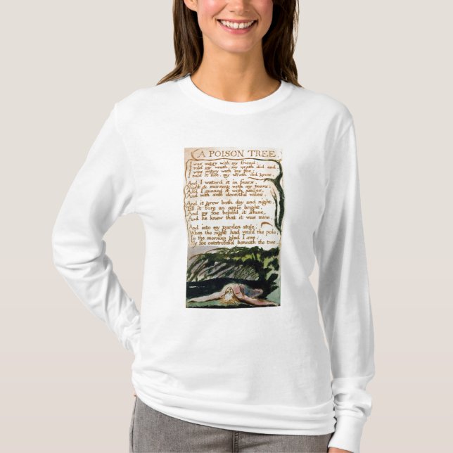T-shirt William Blake | un arbre de poison (Devant)