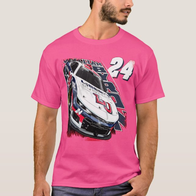 T-shirt William Byron Red Racing (Devant)