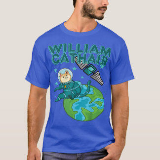 T-shirt William Cathair, Planète, astronaute, Tourisme, Es