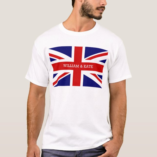 T-shirt William & Catherine | Le Mariage royal (Devant)